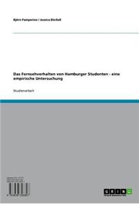 Das Fernsehverhalten Von Hamburger Studenten