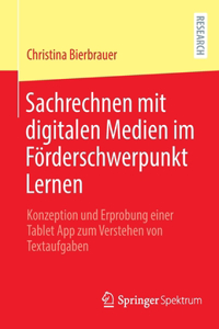 Sachrechnen Mit Digitalen Medien Im Förderschwerpunkt Lernen