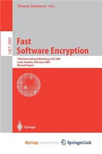 Fast Software Encryption