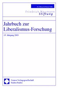 Jahrbuch Zur Liberalismus-Forschung