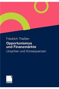 Opportunismus Und Finanzmärkte