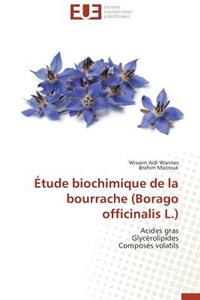 Étude Biochimique de la Bourrache (Borago Officinalis L.)