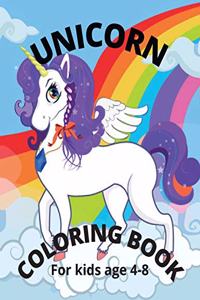 Unicorn coloring book