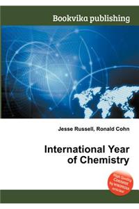 International Year of Chemistry