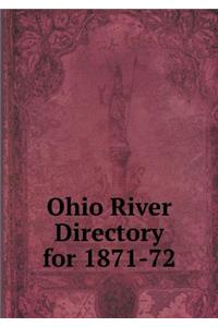 Ohio River Directory for 1871-72