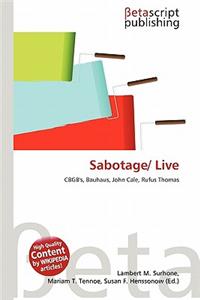 Sabotage/ Live
