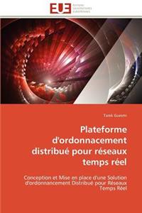 Plateforme d'Ordonnacement Distribu� Pour R�seaux Temps R�el