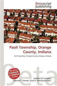 Paoli Township, Orange County, Indiana