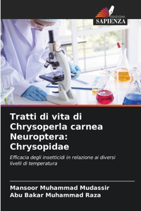 Tratti di vita di Chrysoperla carnea Neuroptera