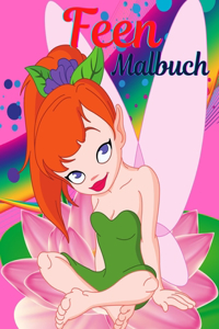 Feen-Malbuch für Mädchen von 4 bis 8 Jahren