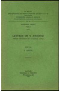 Lettres de S. Antoine. Version géorgienne et fragments coptes