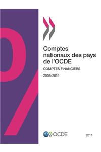 Comptes nationaux des pays de l'OCDE, Comptes financiers 2016