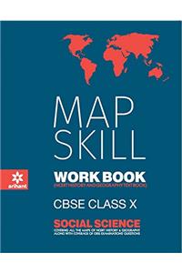 Map Skill Work Book Social Science for Class 10
