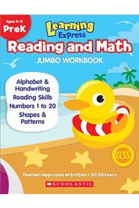 Learning Express Reading and Math Jumbo Workbook Prek