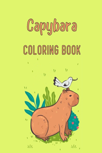Capybara Coloring Book