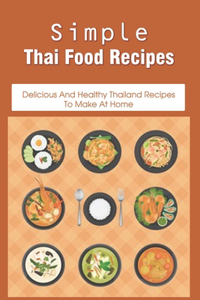 Simple Thai Food Recipes