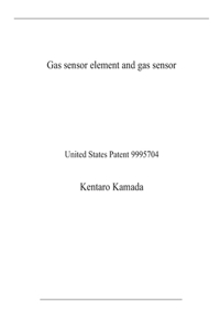 Gas sensor element and gas sensor