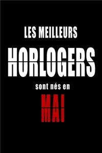 Les Meilleurs Horlogers sont nés en Mai carnet de notes