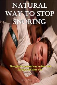 Natural Way to Stop Snoring
