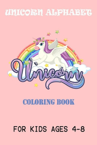 unicorn alphabet book for kids ages 4-8