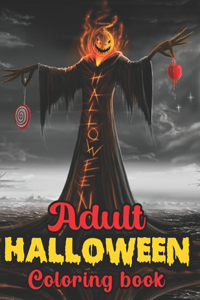 Adult Halloween Coloring Book