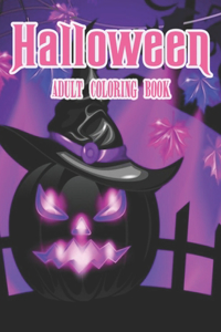 Halloween Adult Coloring Book