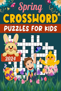 2024 Spring Crossword Puzzles For Kids