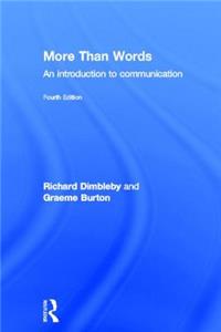 More Than Words: An Introduction to Communication