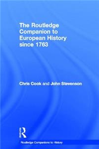 Routledge Companion to Modern European History since 1763