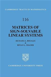 Matrices of Sign-Solvable Linear Systems