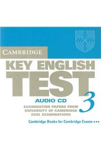 Cambridge Key English Test 3 Audio CD