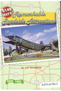 Book Treks Sstop Here! Remarkable Roadside Attractions Level 4 6pk