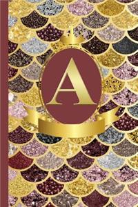 Letter A Notebook