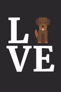 I Love My Labrador Retriever Notebook - Gift for Labrador Retriever Lovers - Labrador Retriever Journal