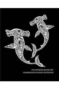 Polynesian Maori Art Hammerhead Shark Notebook