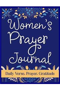 Women's Prayer Journal Daily Verse, Prayer, Gratitude