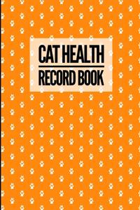 Cat Health Record Book