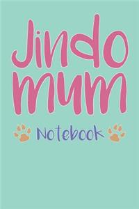 Jindo Mum Composition Notebook of Dog Mum Journal