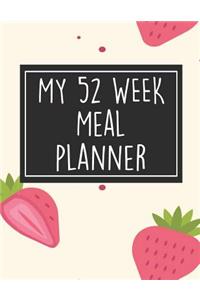 My 52 Week Meal Planner