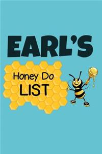 Earl's Honey Do List