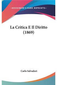La Critica E Il Diritto (1869)
