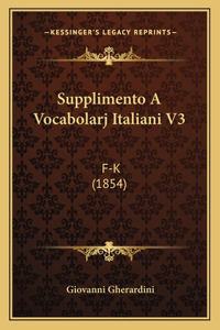 Supplimento a Vocabolarj Italiani V3