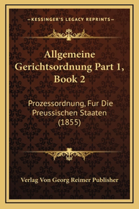 Allgemeine Gerichtsordnung Part 1, Book 2