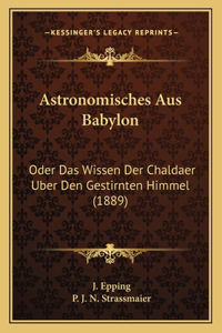 Astronomisches Aus Babylon