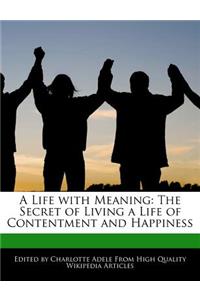 A Life with Meaning