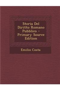 Storia del Diritto Romano Pubblico