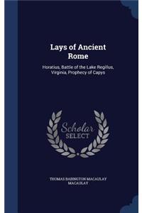 Lays of Ancient Rome