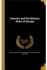 America and the Balance Sheet of Europe