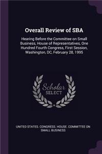 Overall Review of Sba