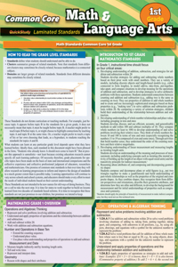 Ccss: Math & Language Arts - 1stgrade
